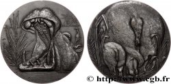 ANIMAUX Médaille animalière - Hippopotames
