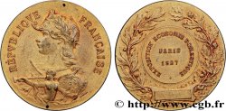 III REPUBLIC Médaille, Exposition Économie domestique