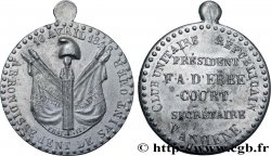SECOND REPUBLIC Médaille, Club unitaire républicain de Saint-Omer