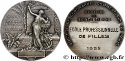 TERZA REPUBBLICA FRANCESE Médaille, École professionnelle de filles de la section de St-Etienne