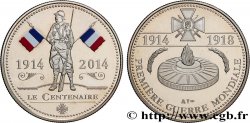 CINQUIÈME RÉPUBLIQUE Médaille commémorative, Centenaire de la Première Guerre Mondiale