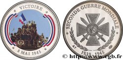 QUINTA REPUBLICA FRANCESA Médaille, Victoire, 8 mai 1945