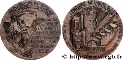 CINQUIÈME RÉPUBLIQUE Médaille, Clémence Isaure, Jeux floraux de Toulouse