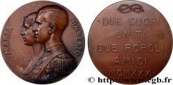 ITALIE - ROYAUME D ITALIE - VICTOR-EMMANUEL III Médaille, Mariage d’Humbert de Savoie et de Marie-José de Belgique