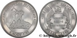 FUNFTE FRANZOSISCHE REPUBLIK Médaille, Abolition des privilèges