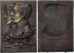 BELGIQUE - ROYAUME DE BELGIQUE - ALBERT Ier Plaque, Souvenir des souverains belges TTB+