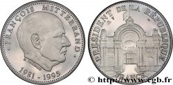 QUINTA REPUBLICA FRANCESA Médaille, François Mitterrand, président de la République