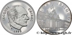 QUINTA REPUBLICA FRANCESA Médaille, Jacques Chirac, président de la République