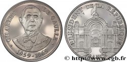 V REPUBLIC Médaille, Charles de Gaulle, président de la République