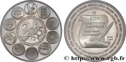 CINQUIÈME RÉPUBLIQUE Médaille, Essai, Constitution européenne