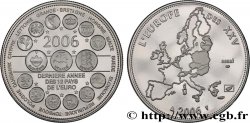 QUINTA REPUBLICA FRANCESA Médaille, Essai, Dernière année des 12 pays de l’Euro
