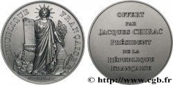 CINQUIÈME RÉPUBLIQUE Médaille, offerte par Jacques Chirac, président de la République Française