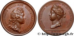 LOUIS XIV LE GRAND OU LE ROI SOLEIL Médaille, Mariage du roi SUP