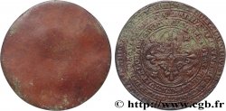CHARLES VII  THE WELL SERVED  Médaille, Commémoration de l’expulsion des Anglais hors de France, tirage uniface du revers XF