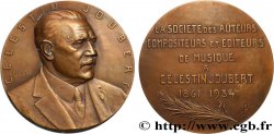 MUSIQUE, ARTS ET CONCERTS Médaille, Société des auteurs, compositeurs et éditeurs de musique, Célestin Joubert