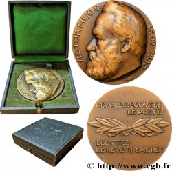 LITTÉRATURE : ÉCRIVAINS/ÉCRIVAINES - POÈTES Médaille, Victor Hugo
