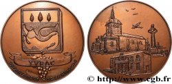 CINQUIÈME RÉPUBLIQUE Médaille, Ville d’Yvrac