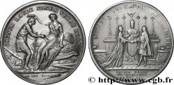 LOUIS XV DIT LE BIEN AIMÉ Médaille, Mariage de Louis XV, Rosières de Canon, Mézidon et Vieux Fumé, Le bon vieillard