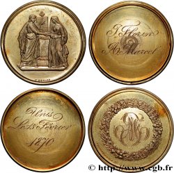 AMOUR ET MARIAGE Médaille de Mariage, transformée en boîte de mariage XF
