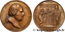 LOUIS XVIII Médaille, Première entrée du roi Louis XVIII à Paris