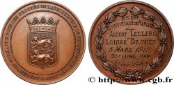 AMOUR ET MARIAGE Médaille, Noces d’argent, Association normande pour les progrès de l’agriculture TTB+