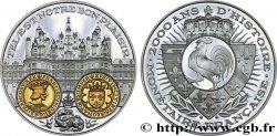 CINQUIÈME RÉPUBLIQUE Médaille, 2000 ans d’histoire monétaire française, le teston de François Ier et Chambord