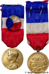 CINQUIÈME RÉPUBLIQUE Médaille d’honneur du travail, Ministère du travail et de la sécurité sociale, Vermeil