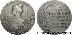 TROISIÈME RÉPUBLIQUE Médaille, ville de Lille, Reconnaissance de 43 années de services