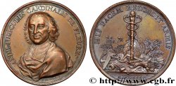 LOUIS XV DIT LE BIEN AIMÉ Médaille, Cardinal de Fleury XF