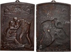 TROISIÈME RÉPUBLIQUE Plaque, PAX, Au bénéfice des oeuvres communales