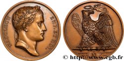 PREMIER EMPIRE Médaille, Napoléon Empereur et Roi, refrappe