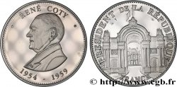 TROISIÈME RÉPUBLIQUE Médaille, René Coty, président de la République