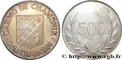 CASINOS ET JEUX Médaille, Casino Chamonix-Mont Blanc, 500