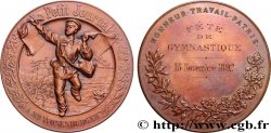 III REPUBLIC Médaille, Petit Journal, Fête de gymnastique