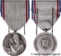 IV REPUBLIC Médaille, Reconnaissance française, Argent
