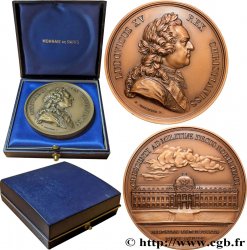 LOUIS XV THE BELOVED Médaille, Fondation de l’École supérieure de Guerre, refrappe