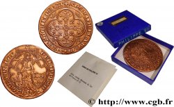 PHILIPPE VI DE VALOIS Médaille, reproduction d’un Ange d or, n°244