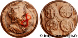 CINQUIÈME RÉPUBLIQUE Médaille, Pépin le Bref, n°8 SPL