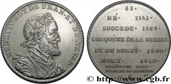 SÉRIE MÉTALLIQUE DES ROIS DE FRANCE Médaille, Henri IV
