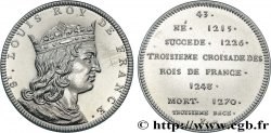 SÉRIE MÉTALLIQUE DES ROIS DE FRANCE Médaille, Saint Louis