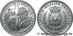 CINQUIÈME RÉPUBLIQUE Médaille, Légendes de la résistance