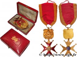 VATICAN - GRÉGOIRE XVI Médaille, Ordre de Saint-Grégoire-le-Grand, Croix d’officier, réduction