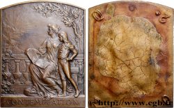 III REPUBLIC Plaque, Contemplation, tirage uniface (épreuve)