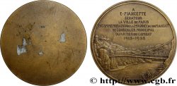 III REPUBLIC Médaille, Eugène Fiancette, tirage uniface du revers