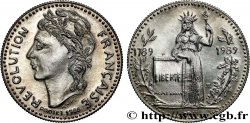 CINQUIÈME RÉPUBLIQUE Médaille, Bicentenaire de la Révolution Française, la Liberté