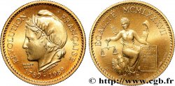 CINQUIÈME RÉPUBLIQUE Médaille, Bicentenaire de la Révolution Française, l’Égalité