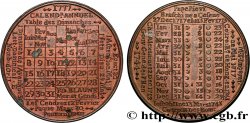 LOUIS XVI Médaille, Almanach