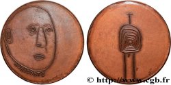 ARTISTES : GRAVEURS, PEINTRES, SCULPTEURS Médaille, Emmanuel Auricoste, Autoportrait, n°6