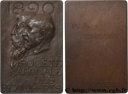 III REPUBLIC Plaquette, Société nationale des Beaux-Arts, Secrétaire AU