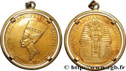 EGYPT Médaille, Reine Nefertiti et Toutânkhamon
